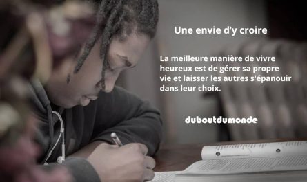 Il a eu l'audace de partir à la poursuite de son destin s'appuyant sur sa passion malgré les contraintes parentales.