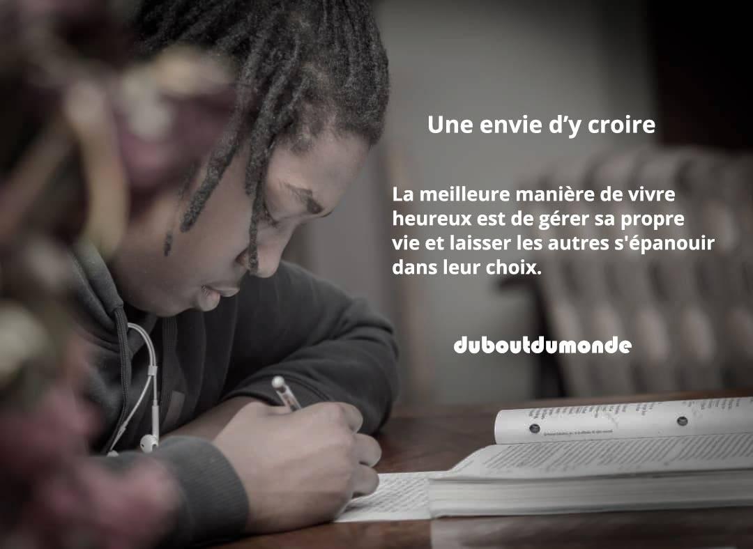 Il a eu l'audace de partir à la poursuite de son destin s'appuyant sur sa passion malgré les contraintes parentales.