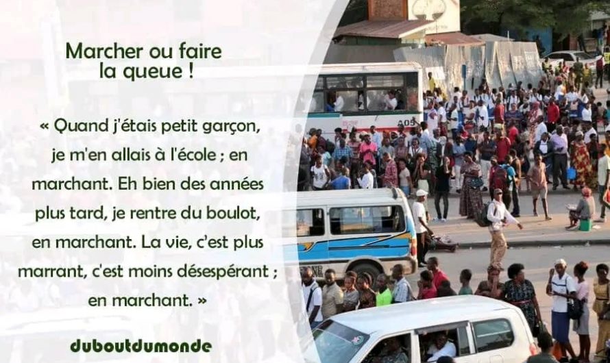 Marcher ou faire la queue !