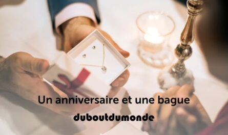 Un anniversaire et une bague